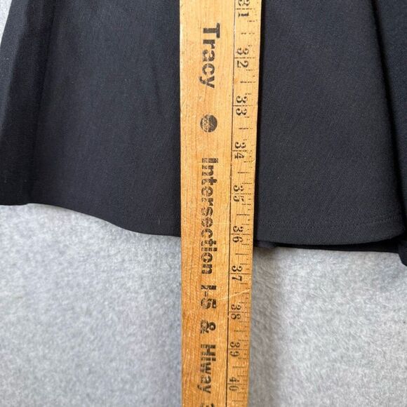 Kate Young Women's Size 8 Black Fit and Flare Mini Dress Sleeveless Cap Sleeved - Picture 7 of 10